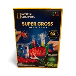 National Geographic Super Gross Chemistry Set never used.